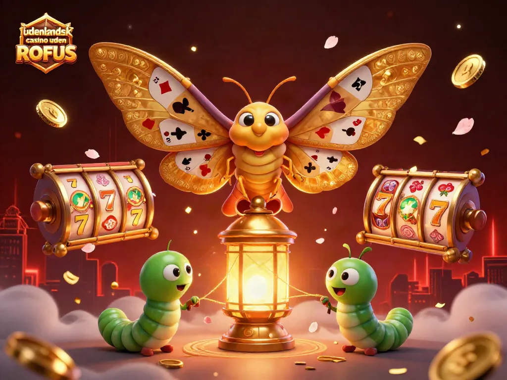 Experience the vibrant world of udenlandsk casino uden ROFUS with thrilling slots and golden lanterns.