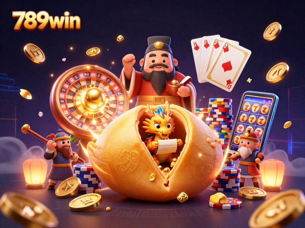 Win big at 789win with thrilling casino games and vibrant golden visuals.