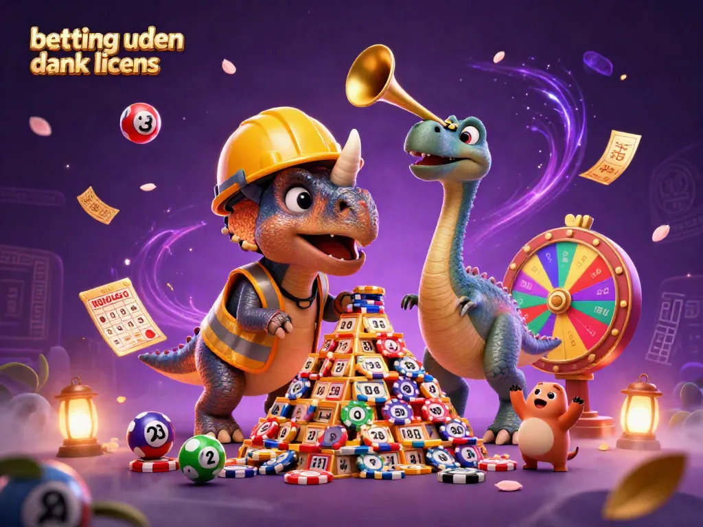 Betting uden dansk licens highlights dynamic fun with a triceratops, cheering compys, and vibrant game elements.