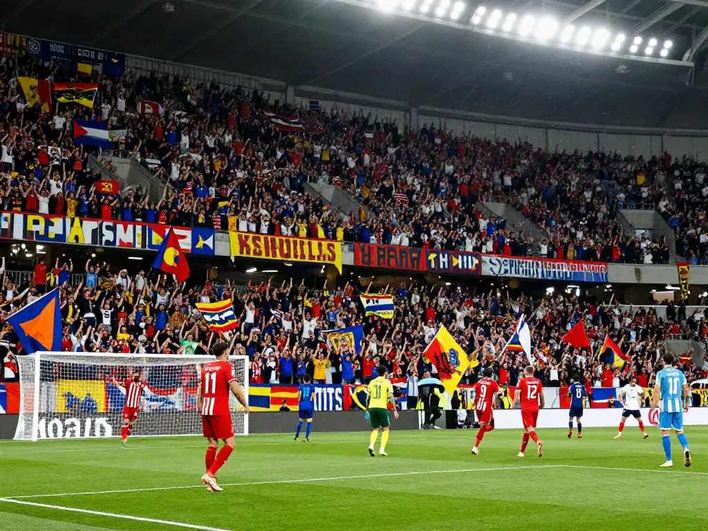 Cakhiatvvn.jpn.com delivers thrilling live soccer match experiences, where fans celebrate goals in a vibrant stadium atmosphere.