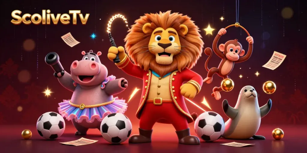 Experience the thrill of sports betting with SocoliveTv featuring lively characters in a captivating scene.