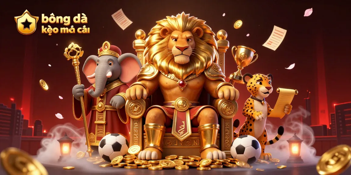 Engage in bóng đá kèo nhà cái with vibrant sports elements and dynamic characters in a thrilling illustration.