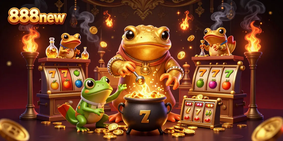 Engage with exciting bonuses at 888new with dynamic scenes of golden slot elements and enchanting characters.