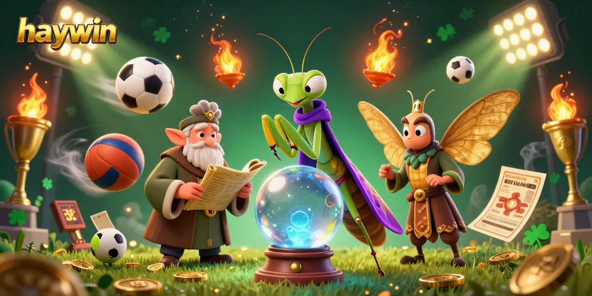 Experience betting excitement with haywin in an enchanting 3D casino scene of fortune tellers and sports